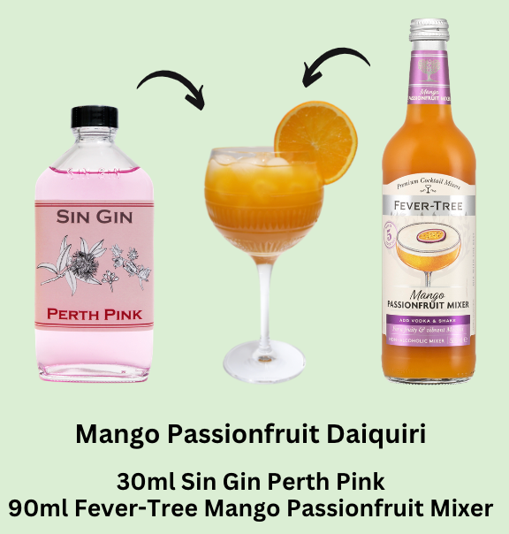 Cocktail Kit: Mango Passionfruit Daiquiri with Sin Gin Perth Pink